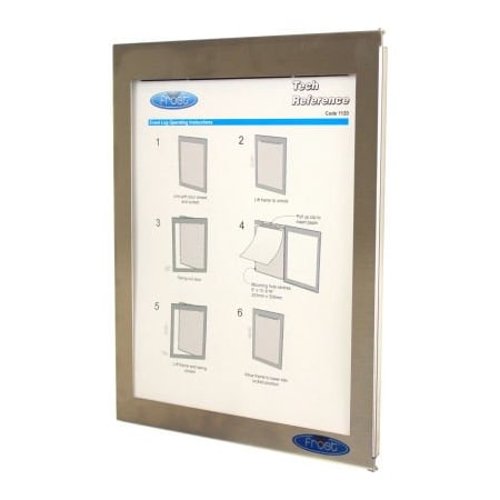 Frost Frost Enclosed Event Log & Communication Display w/ Stainless Steel Frame 1120